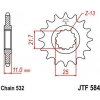 JT Sprockets JTF 584-16
