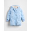 GAP Baby prešívaný kabát Heavyweight Modrá 4YRS Modrá Modrá