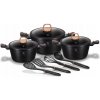 Súprava hrncov Berlinger Haus BLACK ROSE 10 ks