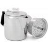 GSI Outdoors Glacier Stainless Percolator 1,3l Šedá perkolátor