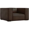 Tmavohnedé kožené kreslo Madame - Windsor & Co Sofas