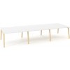Pracovné stoly Bench ALFA ROOT 420x160cm, biely - 1 kus - 1 KS - pracovný - 160 cm - Interier Říčany - zdvojená - Biela - Alfa Root - 74.2 cm - 420 cm INTERIER-RICANY