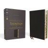 Nasb, Thompson Chain-Reference Bible, Genuine Leather, Calfskin, Black, 1995 Text, Red Letter, Thumb Indexed, Comfort Print (Pevná)