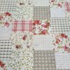 Dekoračná látka RUŽA MARTA patchwork šírka 140 cm