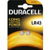 DURACELL LR43 V12GA 1,5V gombíkové alkalické batérie Blister 2ks.