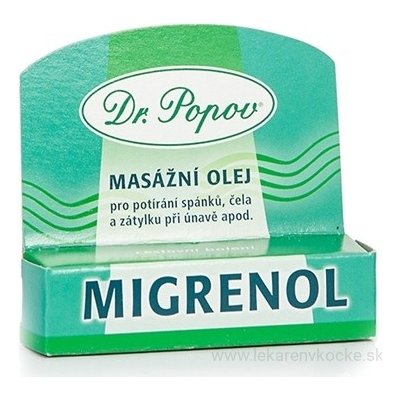 Dr. Popov Migrenol masážny olej roll-on 6 ml
