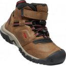 Keen Ridge Flex Mid Wp Youth bison / red carpet