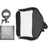 Godox 60x60cm skladací softbox s voštinou a držiakom pre externý blesk