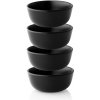 Miska 0,15l Ø10cm Nordic Kitchen, sada 4ks, čierna - Eva Solo