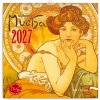 NOTIQUE Poznámkový kalendár Alfons Mucha EN/CZ 2027, 20 x 20 cm