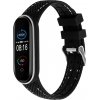 Xiaomi Mi Band 5/6 náhradný náramok - Textúrovaný Farba: Šedá, Vzor: Štruktúra MBSCz-5TS03