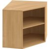 Hobis Policová skrinka Drive, 80x74x40 cm, dub - bez dverí - 1 - policová rohová