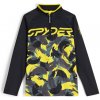 Chlapčenská lyžiarská mikina Spyder CAMO 1/2 ZIP - čierna S