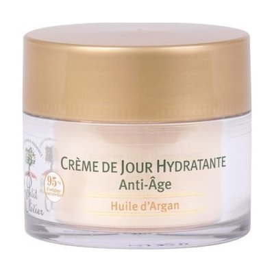 Le Petit Olivier Argan Oil Moisturizing Day Cream Anti-Aging - Hydratačný denný pleťový krém proti starnutiu 50 ml