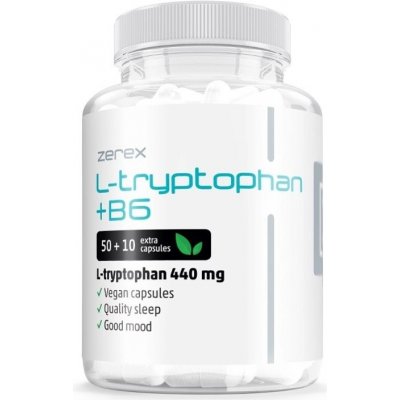 Aminokyseliny Zerex L-tryptofán 400mg, 100 kapsúl (8588007981260)