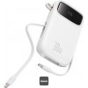 Baseus power banka Qpow 10000mAh 30W biela s USB-C káblom 6932172667733