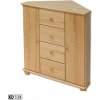 ImportWorld Komoda Alex masiv v74 x š100 x h74 cm (Barva dřeva: Borovice)