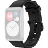 Silikónový remienok Ricardo 20mm (pro Huawei Watch Fit), čierny, + príslušenstvo na výmenu