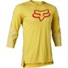 Fox Flexair 3/4 Delta Jersey Pear Yellow M