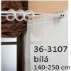 Tyč na záclony do kúpeľne 140-250 cm – biela – LENMAN 36-3107
