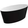 Omnires M+ voľne stojaca vaňa 159x72 cm oválne dvojfarebná ROMA159BCP