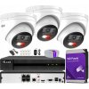 Hilook by Hikvision Súprava na IP monitoring 6 Mpx, 3 kamery IPCAM-T6-30DL, Hybrid Light, 4-kanálový záznamník s PoE, MD 2.0 - HiLook od Hikvision
