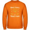 AWDis Mikina - Kde je pivo Tam je nádej - Orange Crush - S - Pánske