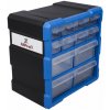 AHProfi Plastový organizér / box na skrutky, 12 zásuviek - MW1507