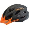 Nexelo Straight čierno-oranžová matná cyklistická prilba - L ( 58-61 cm )