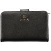 Luxusná Dámska Kožená Kompaktná Peňaženka FURLA Camelia M 14x9x3 cm Čierna Farba: čierna, Veľkosť: 14.0X9.0X3.0