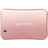 GOODRAM externí SSD HX200 500GB, USB-C 3.2 Gen2x2, (R:1500/W:900MB/s), růžová SSDPR-HX200-500-RG