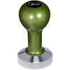 Buna café tamper, kov, zelený, TP, 57 mm, nerez mat, plochý