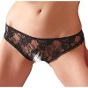 Cottelli Lingerie Briefs (C2310155), čipkované nohavičky čierne S