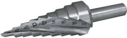 PROTECO 90.42-ST-51 vrták stupňovitý špirálová drážka 4-30 mm, krok 2 mm, HSS