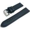 eses PU kožený remienok pre smart hodinky 24 mm Farba: čierna