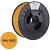 C-TECH Tisková struna (filament) PREMIUM LINE, PETG, signální žlutá, RAL1003, 1,75mm, 1kg