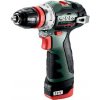 Metabo - 12V AKU vŕtací skrutkovač, 2x aku 2,0 Ah LiPower, nabíjačka 601749500