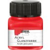 Akrylová farba KREUL 20ml lesklá červená