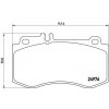 Sada brzdových platničiek kotúčovej brzdy BREMBO P 50 087