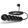 CONNECT IT prodlužovací kabel 230 V, 6 zásuvek, 5 m, bez vypínače (černý) CES-1320-BK