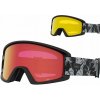 Giro Zimní brýle DYLAN BLACK & GREY BOTANICAL LX (Zrcadlové čočky v barvě AMBER SCARLET 19-42% S2 + Barevné čočky YELLOW 84% S0) (NOVINKA 2023/2024)