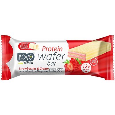 Novo Protein Wafer bar jahoda & krém 40 g