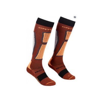 Ortovox pánske ponožky FREE RIDE LONG SOCKS oranžová