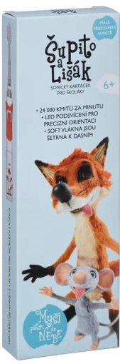 Šupito a Lišiak 6+ v oranžovej farbe - zábavná hračka pre najmenších, rozvíja zručnosť a predstavivosť dieťaťa.