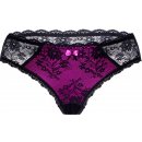  ROZA Fifi string black tanga čierna fialová