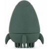 PETITE&MARS Hračka silikónová do vody s kefkou Splashy Rocket Misty Green 6m+