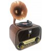 Sieťovo-batériové rádio AM, FM, SW Meier Kansas