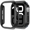 PUZDRO + SKLO 2v1 Defense Case Ochrana 360 Čierna pre Apple Watch 10 42 mm