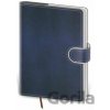 Helma 365 Linajkový zápisník Flip B6 (M) modro/biely