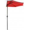 DEMA Polkruhový slnečník 300 cm La Spezia, červený